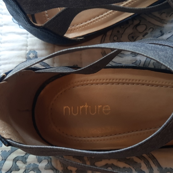 Blue denim flats - Picture 7 of 10